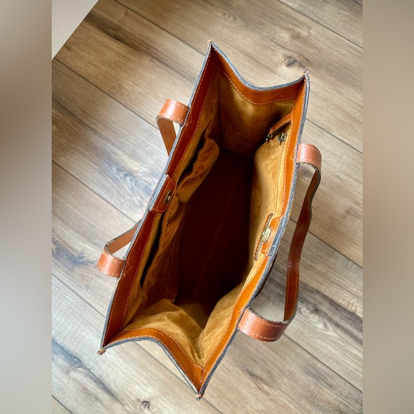 Rose Patricia Nash Tote | 100% Leather | Designer | Excellent Used Condition - Picture 8 of 13